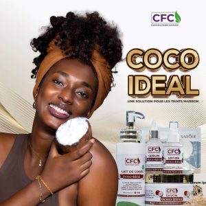 Présentation de la gamme Coco Idéal pour les teints marron.