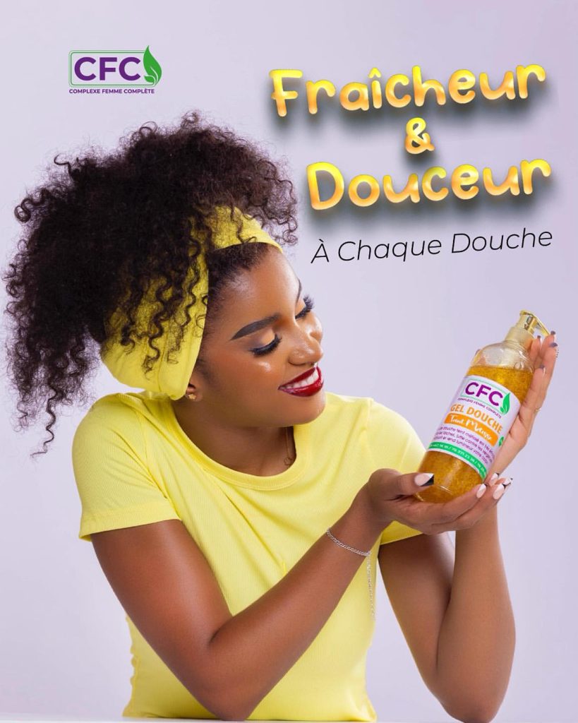 Présentation du gel douche CFC Fraîcheur et douceur.